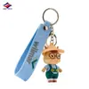 Chaveiro de Boneco Estéreo de PVC Personalizado Long Zhiyu Imagem Corporativa Logotipo Personalizado Presente Publicidade da Empresa