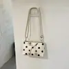 Bolsa de mão fofa e estilosa estilo coreano com bolinhas, nova moda de verão 2026, bolsa única de ombro e transversal