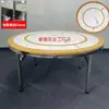 Mesa Redonda de Acero Inoxidable 304 con Plato Giratorio Integrado y Placa de Inducción, Mesa Plegable con Plato Giratorio para Mesa de Fondue para el Hogar y el Restaurante