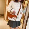 Bolso Nuevo Bordado Estilo Piano para Mujer Contraste de Color Moda Bolso de Hombro Sencillo Bolso Cruzado Informal Estilo Occidental con Textura