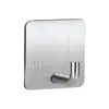 Gancho de Acero Inoxidable Gancho Fuerte con Adhesivo Gancho para Puerta Trasera Gancho para Ropa Gancho con Pivote de Elefante Gancho de Metal para Abrigos sin Perforación Gancho Individual Autoadhesivo Transfronterizo