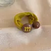 Diadema de Gomas para el Cabello con Cuentas de Plástico Arcoíris M&M para Mujer, Alta Elasticidad, No Dañina, Banda para el Cabello sin Marcas