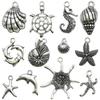 Colgante de Aleación Oceánica con 100 Gotas de Aceite Estilo Bohemio Accesorios de Verano para la Playa Colgante Creativo DIY