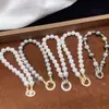 Lujo Ligero Gama Alta Perfectamente Redondo Alto Brillo Concha Perla Cadena para Suéter Cierre Magnético Clásico Collar Pulsera Moda Cadena para Clavícula