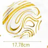 Padrão Mármore Dourado Suprimentos de Mesa para Festa de Aniversário Festival Garfo Colher Prato de Jantar Talheres para Cozinha de Jantar Utensílios para Bebidas