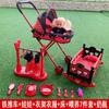 Carrito de compras grande para niños, juguete para niñas, casa de juegos plegable con simulación de muñeca, carrito de compras para bebés