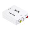 Convertidor de Video AV a HDMI 1080P Set de Juegos Decodificador Adaptador RCA para TV Fuente de Alimentación Monitor