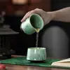 Flor de Hielo Redonda Taza Maestra Horno de Cerámica Esmalte de Cristal Taza de Té para Uso Personal en Casa Taza de Té Taza Individual