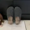 Zapatos Birkenstock de lana esponjosa más terciopelo para mujer, suela gruesa, zapatillas de media caña, otoño invierno 2026, zapatillas esponjosas para mujer, zapatillas cerradas para exteriores sin cordones