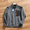 Chaqueta ligera y cálida para exteriores asequible - forro polar de doble cara, cuello alto engrosado, adecuada para otoño e invierno, chaqueta deportiva para hombre y mujer