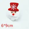 Acessórios de tiara de pelúcia para idosos adereços de mala acessórios de vestuário Natal Boneco de Neve material de buquê DIY broche