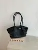 Bolsa de Gran Capacidad para Mujer de Gama Alta Versátil para el Trabajo Textura Tejida Bolso de Hombro para Mujer Bolso de Axila Bolso Tote Retro