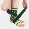 Protector de Tobillo de Punto de Nylon Correa Envolvente Protector de Tobillo para Hombres y Mujeres Baloncesto Montañismo Correr Deportes Protector de Tobillo Protector de Tobillo