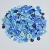 Botões de Resina Quentes da Amazon 50g/saco Multiespecificação Multicor Botões Redondos Material DIY Feito à Mão