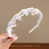 Diadema Floral con Dientes Estilo Francés para Mujer Modelo Nuevo 2026, Gama Alta, Elegante, Versátil, Diadema Antideslizante para Lavarse la Cara y Maquillaje