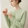 Suéter de cashmere 100% puro de sete agulhas espessado para mulheres, gola redonda, ombro raglã, mangas compridas, pulôver, suéter de malha simples