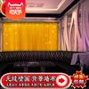 Papel Pintado Rayado de Luz Brillante Papel Pintado con Patrón Vertical Dorado Mural Mural de Fondo sin Tela 3D Cubierta de Pared Grande sin Costuras