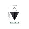 Jarrón de Pared Transfronterizo Diseño Creativo Maceta de Hierro Contenedor Cerámico Maceta Triangular Colgante de Pared Venta al por Mayor
