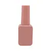 Botellas cuadradas de esmalte de uñas rosa brillante hechas a medida al por mayor, botellas dispensadoras de líquido, botellas para gel de uñas, botellas de vidrio de 10 ml