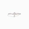 Anillo de cruz de Amazon para mujer, sencillo, personalizado, compacto, con incrustaciones de circonitas, estilo europeo y americano, abierto.