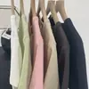 Simplicidade ao estilo coreano! Camiseta básica feminina de manga curta, gola redonda, ajuste slim, versátil, marca R*S, Treze Linhas, Guangzhou, para o trabalho