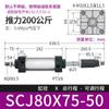 Cilindro Neumático Laiser Carrera Scj32/40/50/63/80/100*25/75-S Vástago de Pistón para Brazo Robótico