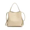 Bolsa de Mão Tendência para Comércio Exterior com Padrão de Lichia Bolsa Saco para Mulheres Outono Inicial 2025 Versátil Simples Toque de Luxo Bolsa de Ombro Único Transversal