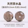 Lin Té Natural Cristal Hilo Cuentas Sueltas Cuentas Hechas a Mano Pulsera DIY Pulsera Cuentas Semi-Terminadas Cuenta Redonda Accesorios de Joyería