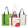 Bolsa de Lona al por Mayor de Fábrica Personalización Bolsa de Algodón Publicidad Corporativa Bolsa de Lona para Pintar Graffiti en Blanco DIY Pedido