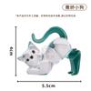 Zibo Perro Gato Tortuga Hogar Coche Oficina Escritorio Manualidades Gato Perro Decoración de Vidrio Regalos Vidrio de Colores