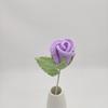 En stock, lana tejida con flores, hueso, rosa, lana tejida, multicolor, opcional, tejido a mano, regalo, exquisita simulación.