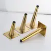 Pernas de metal espessadas de luxo leve para móveis, pernas de sofá com alta capacidade de carga, pernas de móveis cônicas, pernas de sofá, pernas de gabinete de TV