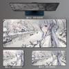 Mouse Pad Super Grande Tapete Secundário Resistente à Sujeira Masculino e Feminino Escritório Desktop Jogo Animação Som Inicial Competição Elétrica Mousepad