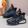 Sapatos de Algodão para Meninos, Sapatos de Algodão Quentes de Veludo de Inverno para Crianças de Meia-idade e Grandes, Sapatos de Algodão Esportivos Grandes, Sapatos de Algodão Antiderrapantes e Resistentes ao Frio para Meninos