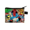 Nuevo Monedero de Spider-Man Poliéster Dibujos Animados Portátil Tarjetero de Moda Bolso de Almacenamiento Fabricante