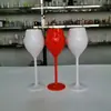 Venta Caliente de Fábrica Creativo Europeo y Americano de Plástico Copa de Vino Tinto de Pie Alto Vidrio de Champagne Resistente a Caídas de PC Plástico PS Acrílico