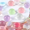 Accesorios de Resina Semiredondos Brillantes de Cielo Estrellado Transparente de Colores para DIY, Aretes, Pinzas para el Cabello y Materiales para Fundas de Teléfono