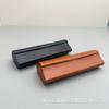 Estuche para Gafas, Cuero Antiestrés, de Alta Gama, Mismo Estilo para Hombres y Mujeres, Mismo Estilo que Xiaohongshu, Caja de Almacenamiento para Gafas de Sol Planas para Miopía