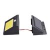 Lámpara de calle 20 LED dividida doble cara tres lados/lámpara de calle para patio exterior inducción corporal humana/lámpara de pared solar
