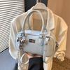 2025 Nuevo Estilo Coreano de Moda Simple Diseño de Nicho Bolso de Bowling para Viajar Dulce Elegante Moderno Bolso Cruzado para Mujer