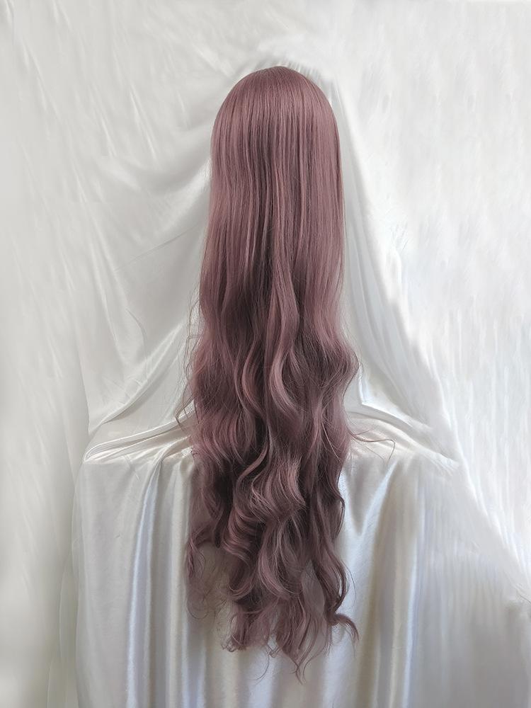 1m米长假发女100cm超长假发中分彩色逼真卷发c