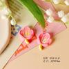 Parche de resina de flor linda colorida Capullo de lirio tulipán hecho a mano DIY aretes material accesorios