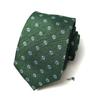 Camisa de traje de negocios casual para cuello blanco, personalizada, rayada floral, creativa, profesional, de anacardo, corbata de 7 cm para hombre