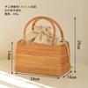 Vietnã Handmade Outono Rattan Picnic Cesta Exótica Pastoral Rattan Armazenamento Cesta de Mão