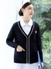 Fabricante Original Personalizado Tricô para Enfermeira Tricô Feminino Uniforme de Enfermeira Cardigan para Equipe Médica Jaqueta Espessa de Veludo