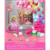 Traje de Globos de Cumpleaños para Niños en Español 12345-años Escena de Fiesta Conjunto de Suministros Decorativos para Niños y Niñas