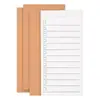 Cuaderno Pequeño Simple Retro Color Cuero Diario Portátil Bloc de Notas Bloc de Notas para Estudiantes Planificador de Horario