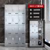 Armario de Acero Inoxidable 304, Gabinete de Almacenamiento para Empleados, Armario de Vestidor de 6 Puertas, Armario para Dormitorio de Taller, Archivador, Hecho de Acero
