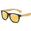 Gafas de Sol Retro de Madera de Bambú con Patas Transfronterizas Europeas y Americanas Ecológicas Gafas Polarizadas Gafas de Sol de Madera de Bambú Lentes Polarizadas de Colores 1