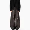 Calça Xadrez Retrô com Cinto Estilo Old Money, Calça Casual Unissex Fina de Primavera com Pernas Largas